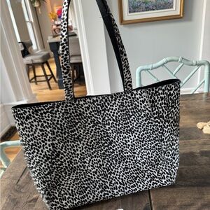 Streets Ahead Cheetah Hair on Hide Leather Handbag
